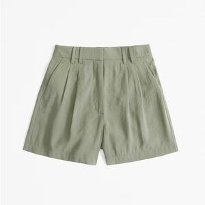 Abercrombie & Fitch Tailored Linen Shorts